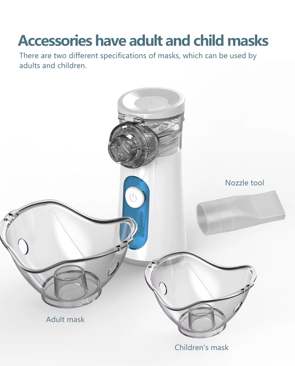 Woho Mart™ BreatheMate – Portable Nebulizer